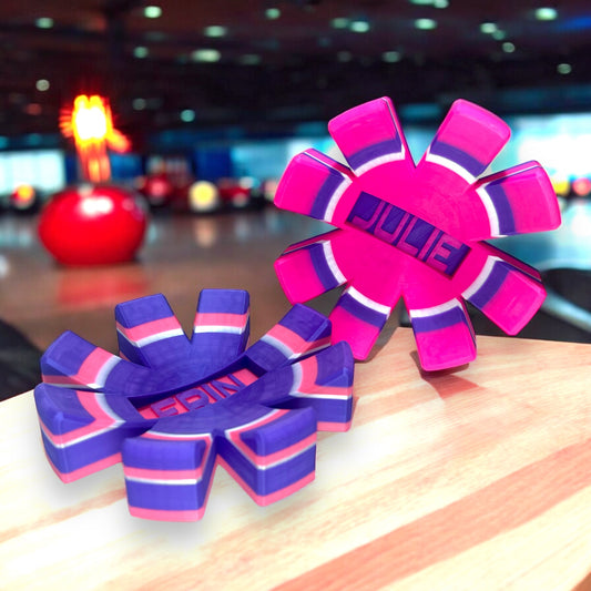 Multi-Color - Geometric Burst Bowling Ball Cup