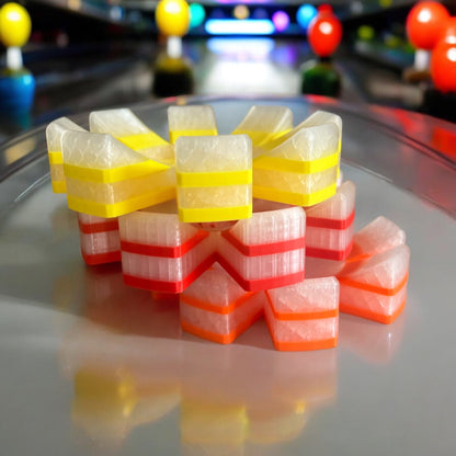 Frosted - Geometric Burst Bowling Ball Cup